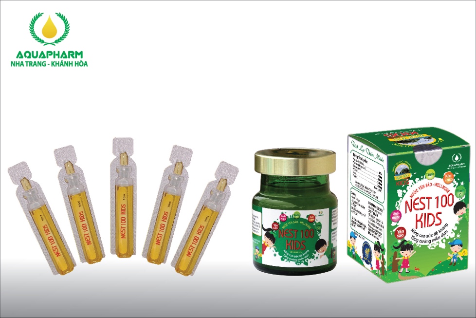 Nước yến sào Wellmune – Nest100 Kids: dạng ống uống 10ml và lọ 70ml Nước yến sào Wellmune – Nest100 Kids: dạng ống uống 10ml và lọ 70ml